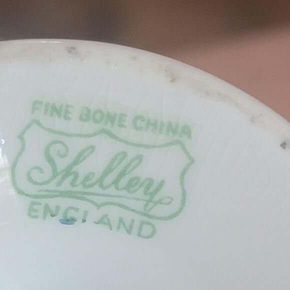 Shelley Fine English bone china Floral Blue "Regal" pattern Excellent cond 1940s - Picture 3 of 10